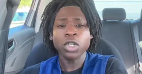 Photo of Walmart worker