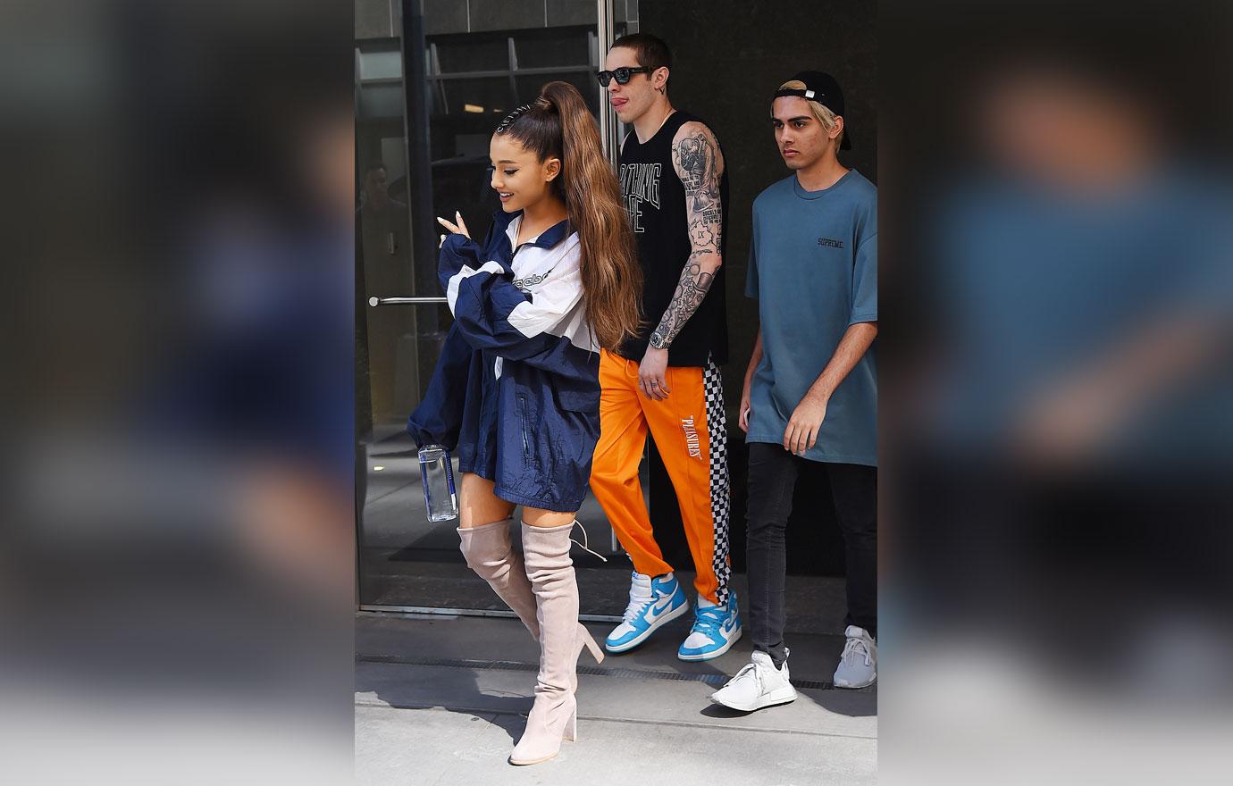 Ariana Grande and Pete Davidson head to Sephora