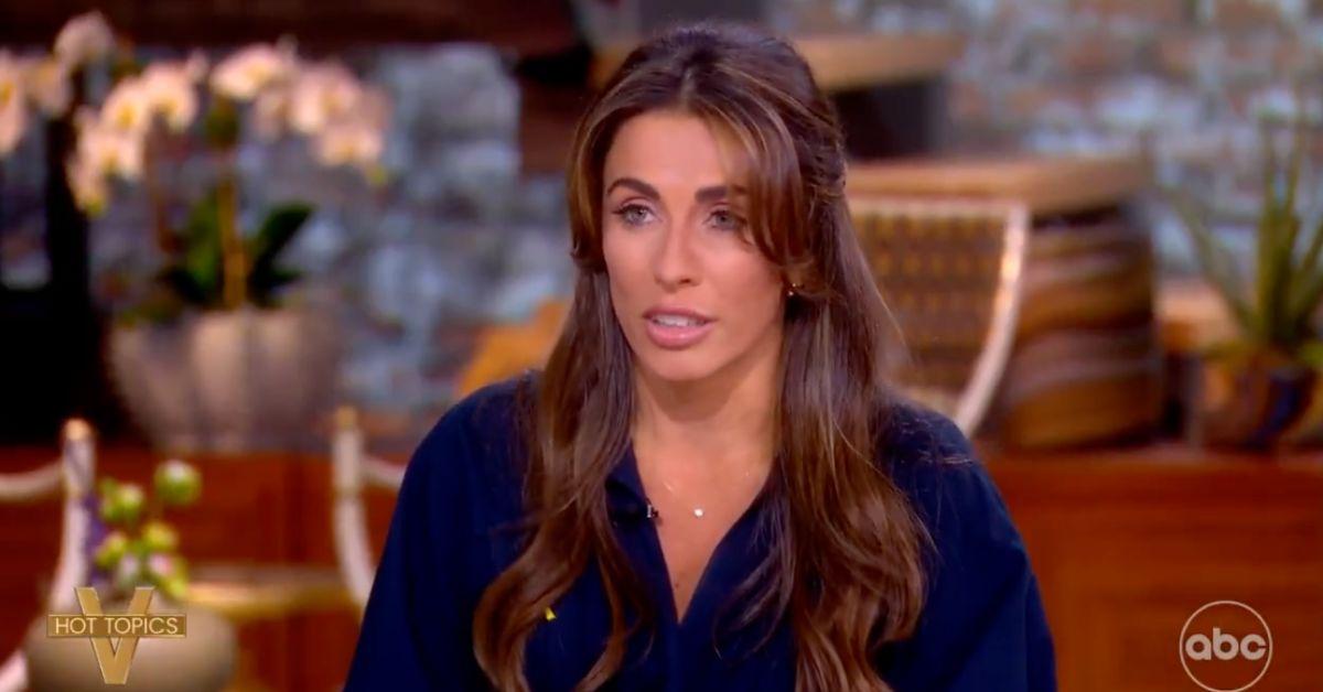 the view alyssa farah griffin cuts off joy behar joe biden hiding mental capacity watch