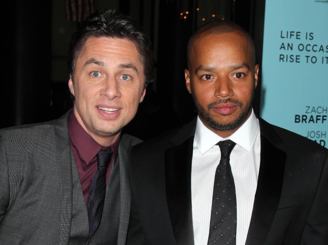 famous godparents gallery zachbraff donaldfaison