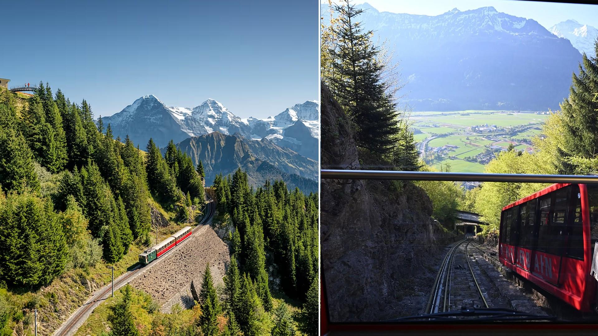 All aboard for adventure! Jungfrau Railways makes exploring the Swiss Alps a breeze, with spectacular mountain journeys and the roller coaster-like Harder Kulm funicular delivering thrills and unforgettable views along the way.