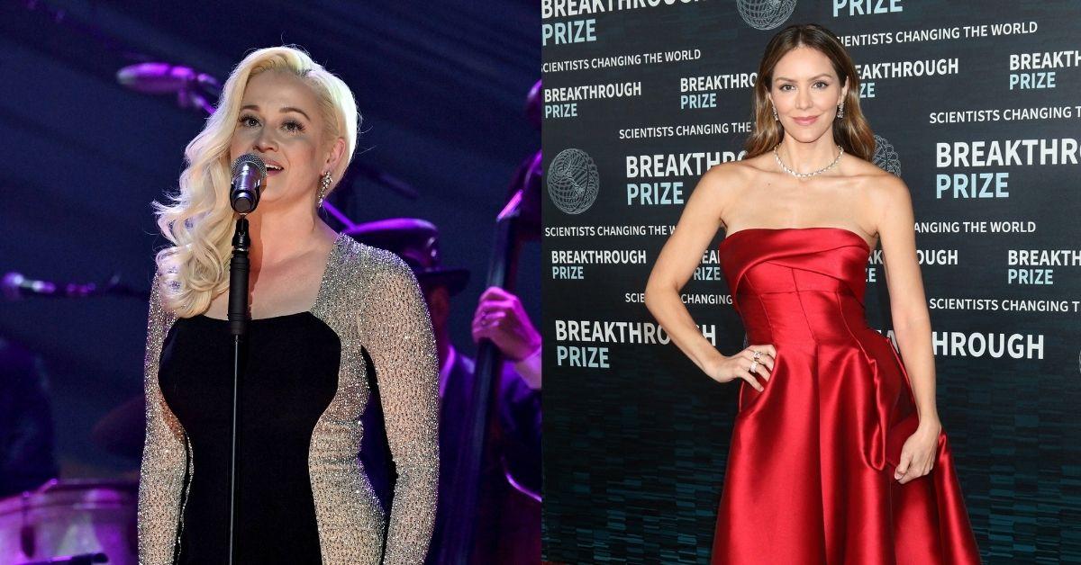 Composite photos of Katharine McPhee and Kellie Pickler