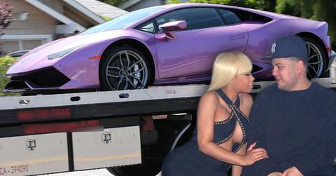 Rob kardashian buys blac chyna new lamborghini HERO