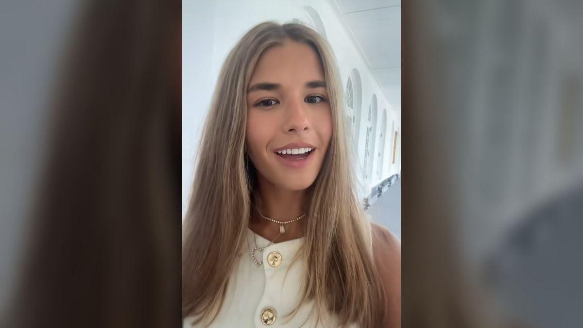 Photo of Kai Trump took her followers along as she went to senior prom and graduated high school.