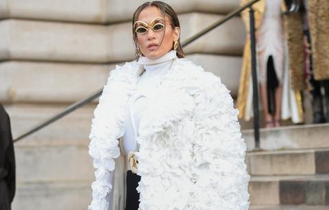 jennifer lopezs demonic paris fashion show look slammed photos