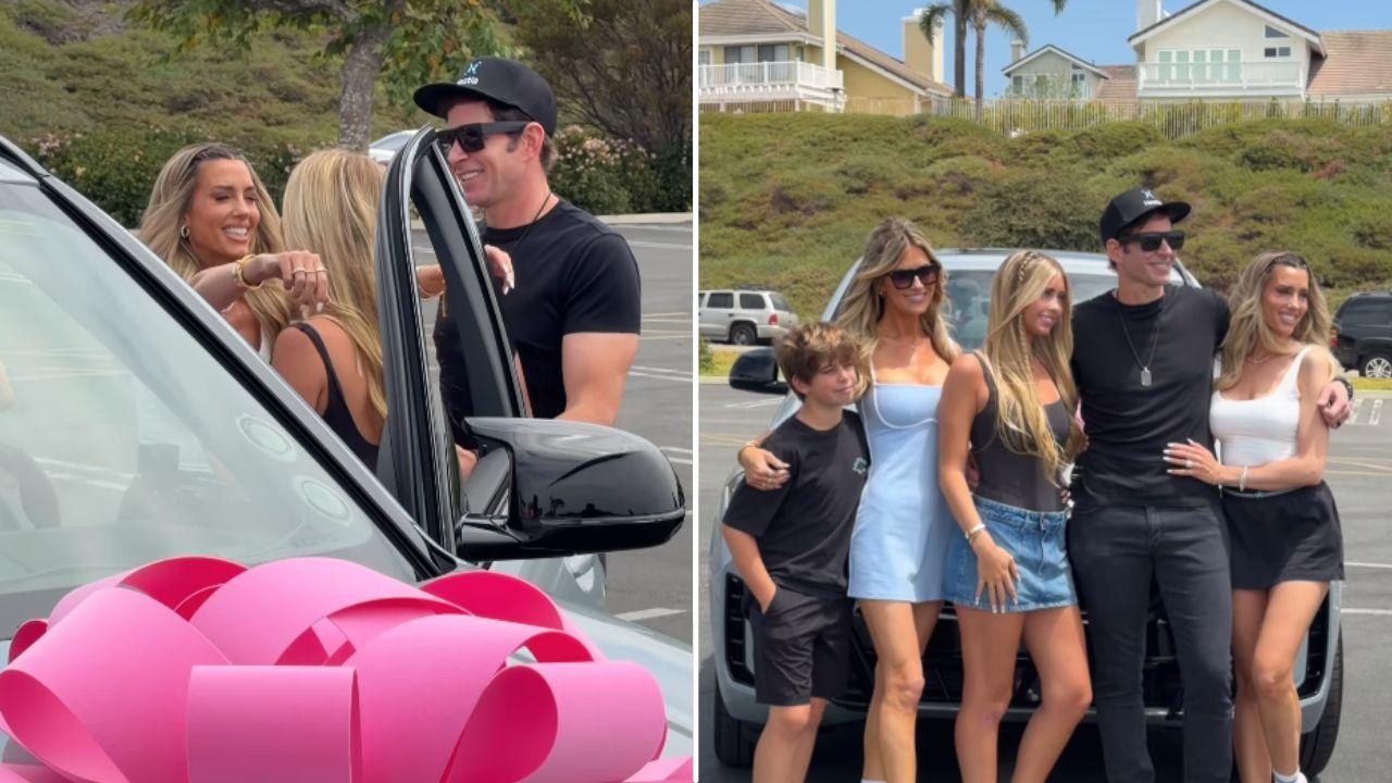 Image of Heather El Moussa joined Christina Haack and Tarek El Moussa for Taylor El Moussa's birthday surprise.