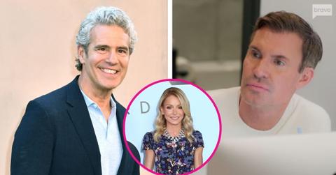 Image of Andy Cohen asked Kelly Ripa how much she paid her babysitter.