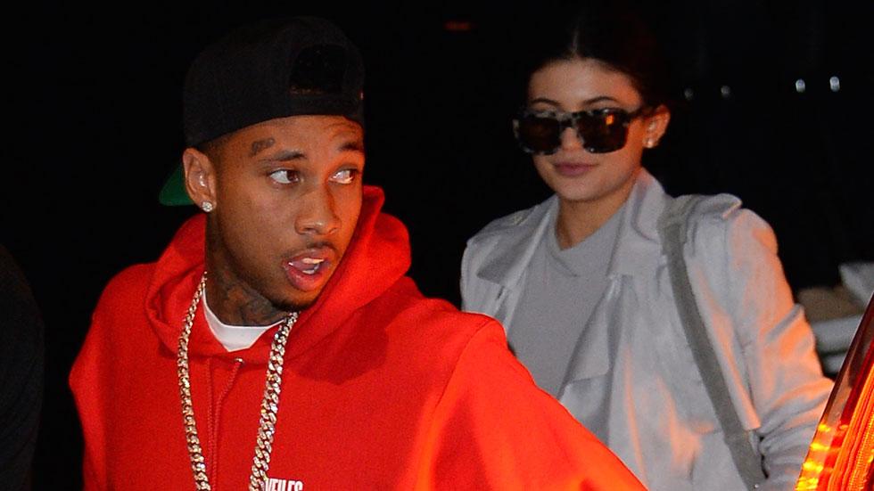 Tyga and Kylie Jenner arrived at JFK in nyc