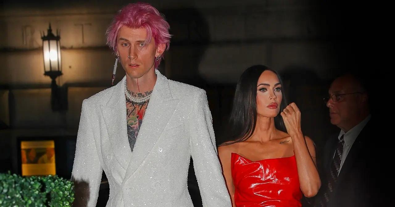 machine gun kelly cryptic post claims speaking terms pregnant ex megan fox