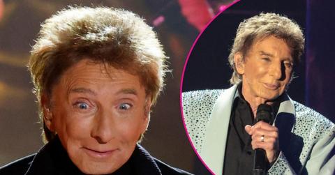 Composite photo of Barry Manilow.
