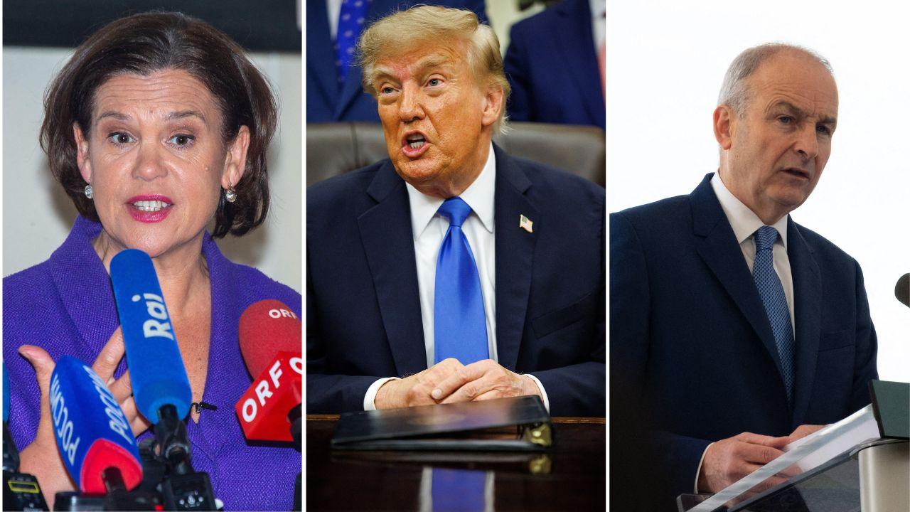 Image of McDonald, Trump, and Martin.