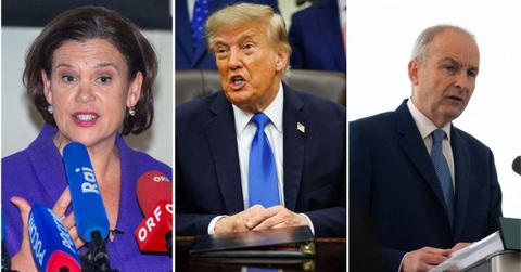 Image of McDonald, Trump, and Martin.