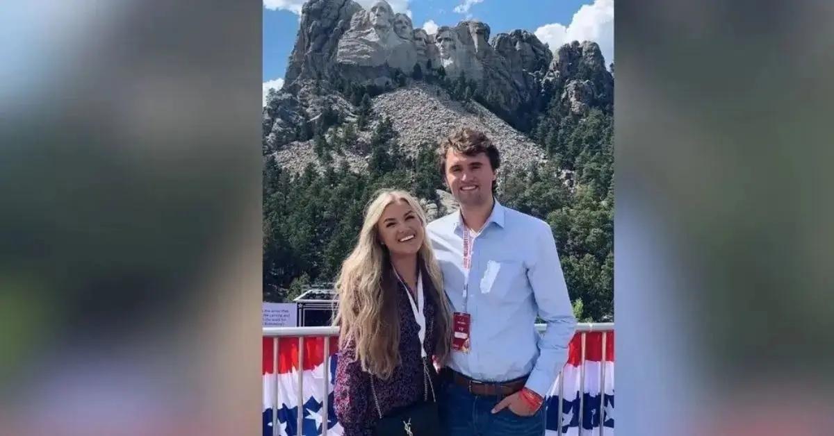 Photo of Erika Kirk's husband, Charlie Kirk, was fatally shot on September 10.