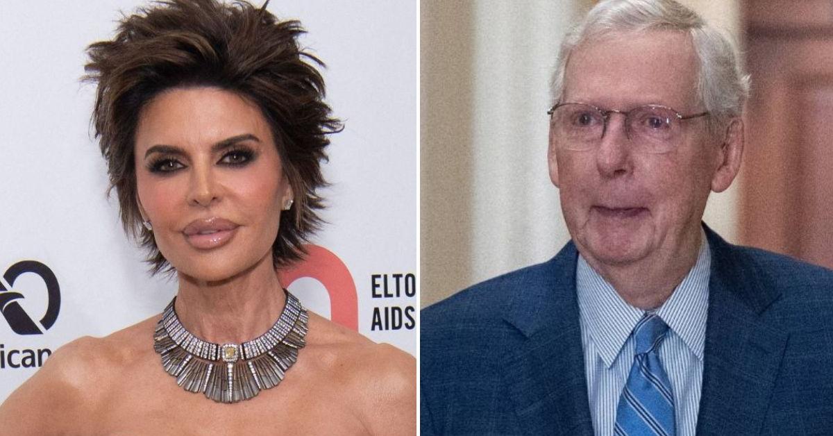 Mitch McConnell Is 'Being Kept Alive' Like 'Weekend at Bernie's' as Health Rumors Ramp Up, Lisa Rinna Claims in Shocking Take