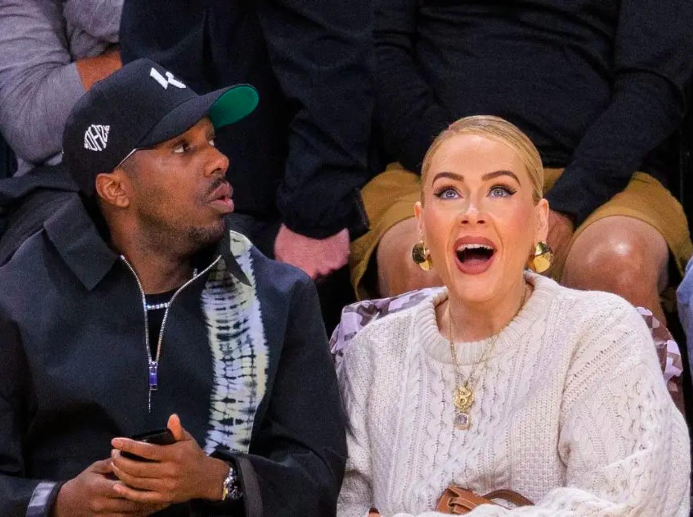 Adele Gets Emotional Speaking About Partner Rich Paul's Memoir