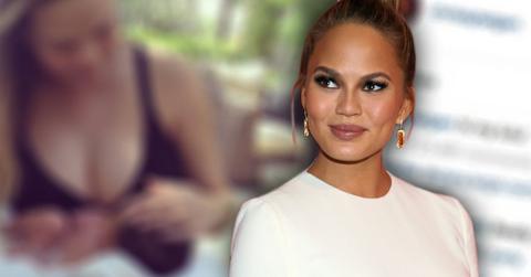 Chissy teigen first picture new born baby girl HERO