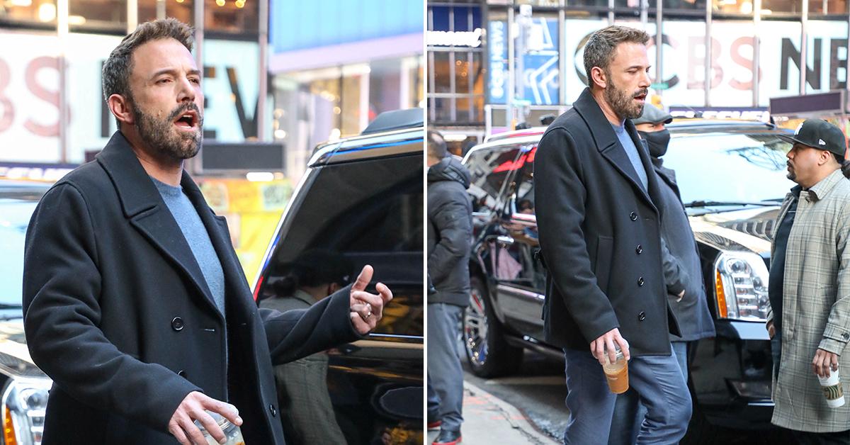 ben affleck is seen outside good morning america pp