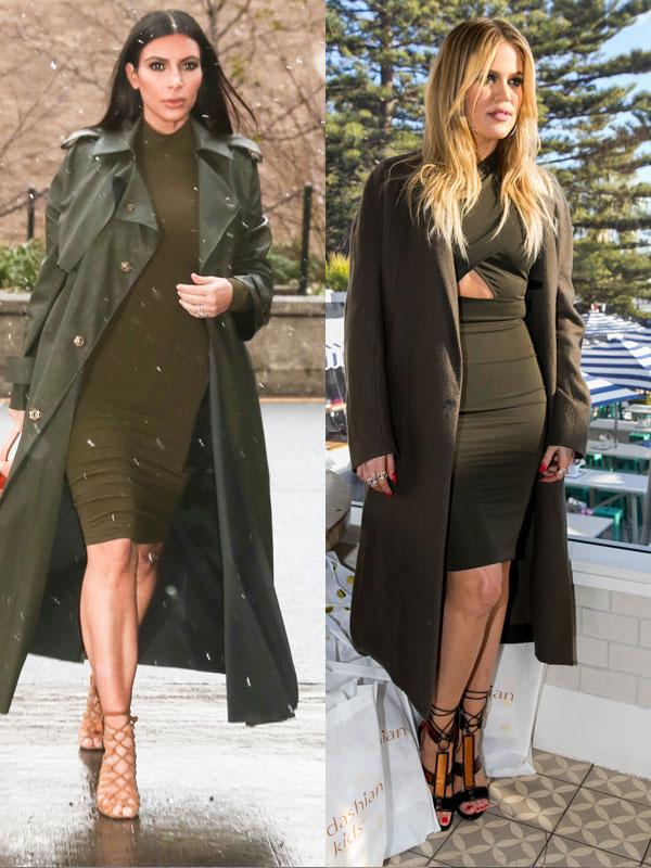 Kim Kardashian stisters steal style