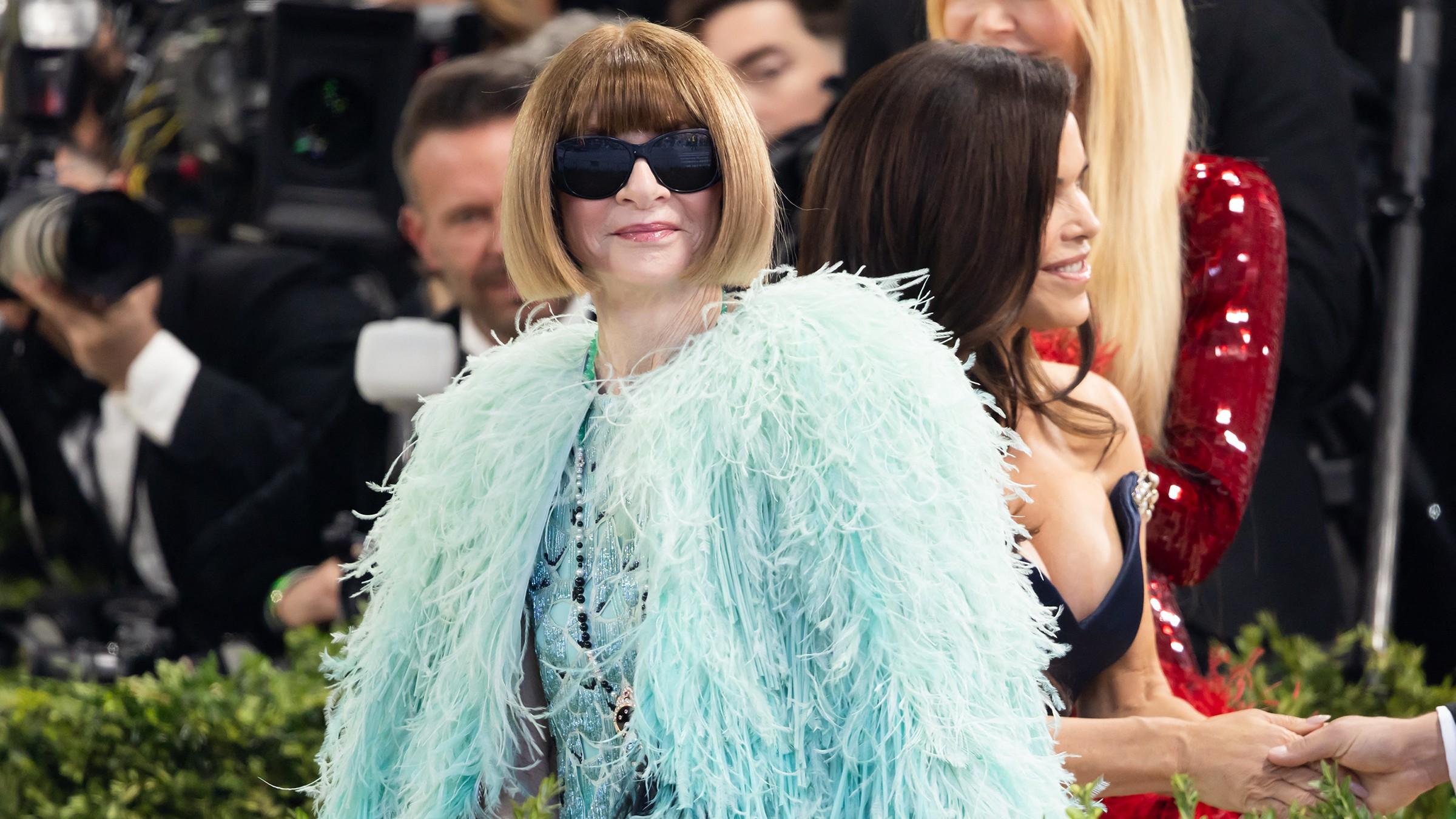 Photo of Anna Wintour.