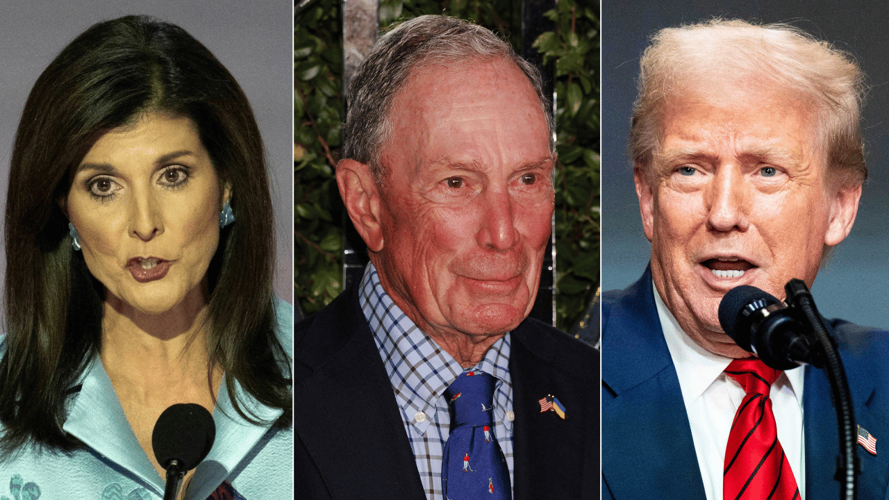 Nikki Haley ; Michael Bloomberg ; Donald Trump ;
