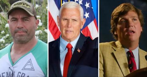 joe rogan mike pence killed campaign tucker carlson interviewpp