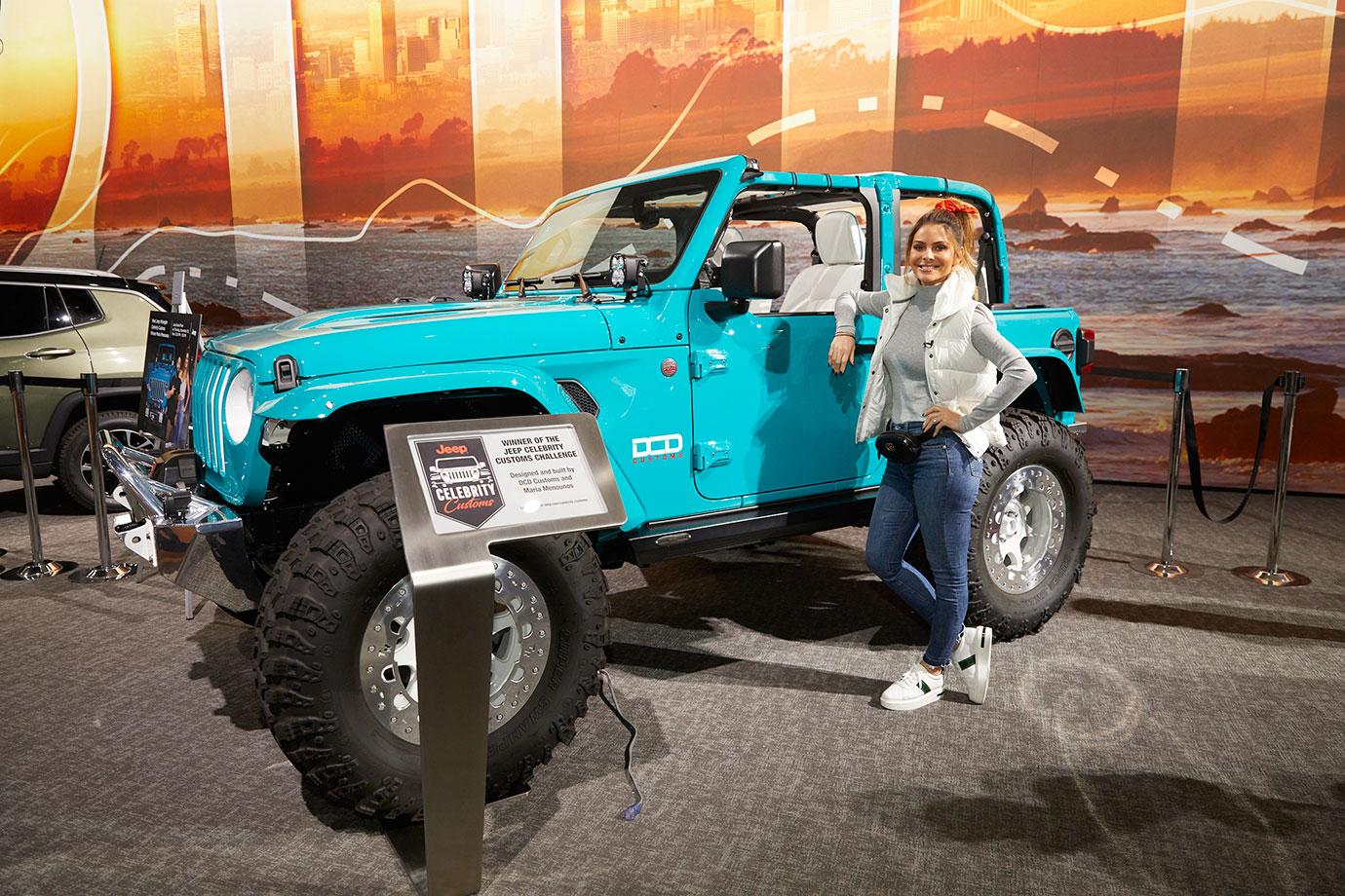 Maria Menounos with Jeep