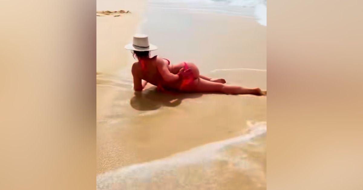 bikini clad britney spears gyrates first time out decades
