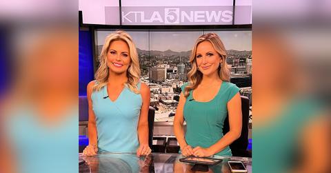 cbs news stars two wives wearing same color dress pp