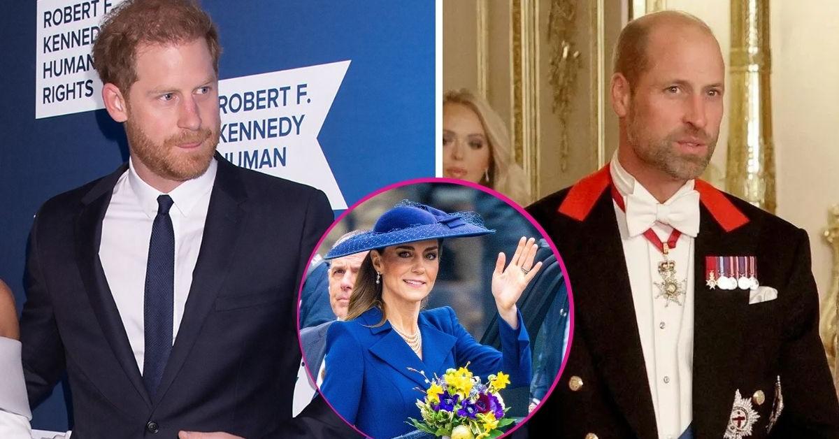 Kate Middleton Gave Up on Mending Prince William and Prince Harry's Fractured Relationship After Reaching 'Final Straw'