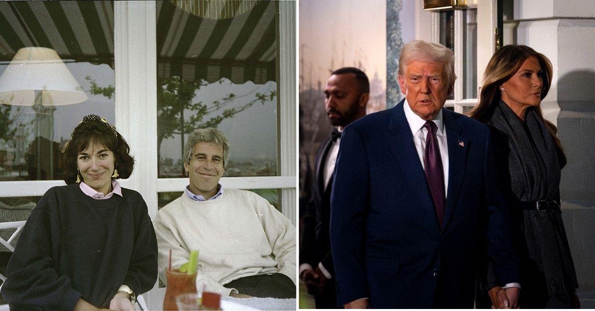 images of The video on X highlighted redacted DOJ documents.