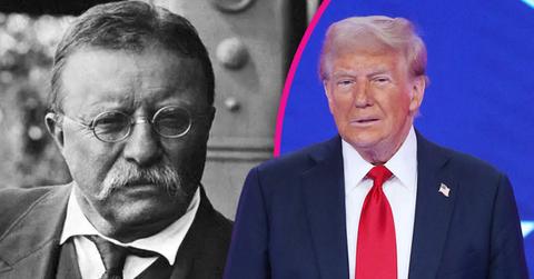 Composite photo of Teddy Roosevelt and Donald Trump.