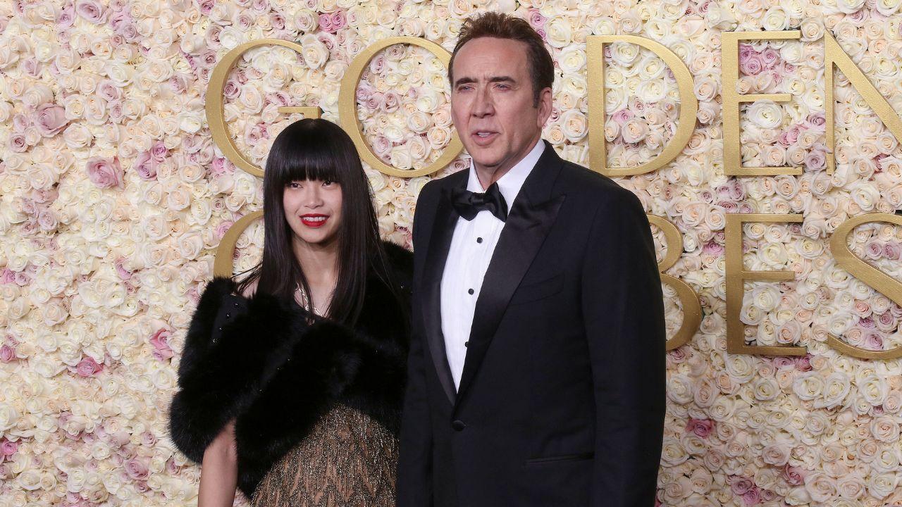 Image of Riko Shibata and Nicolas Cage.
