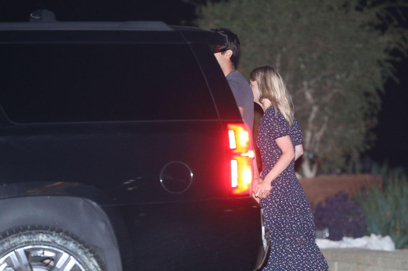 EXCLUSIVE: January Jones and a new guy leaving Nobu restaurant