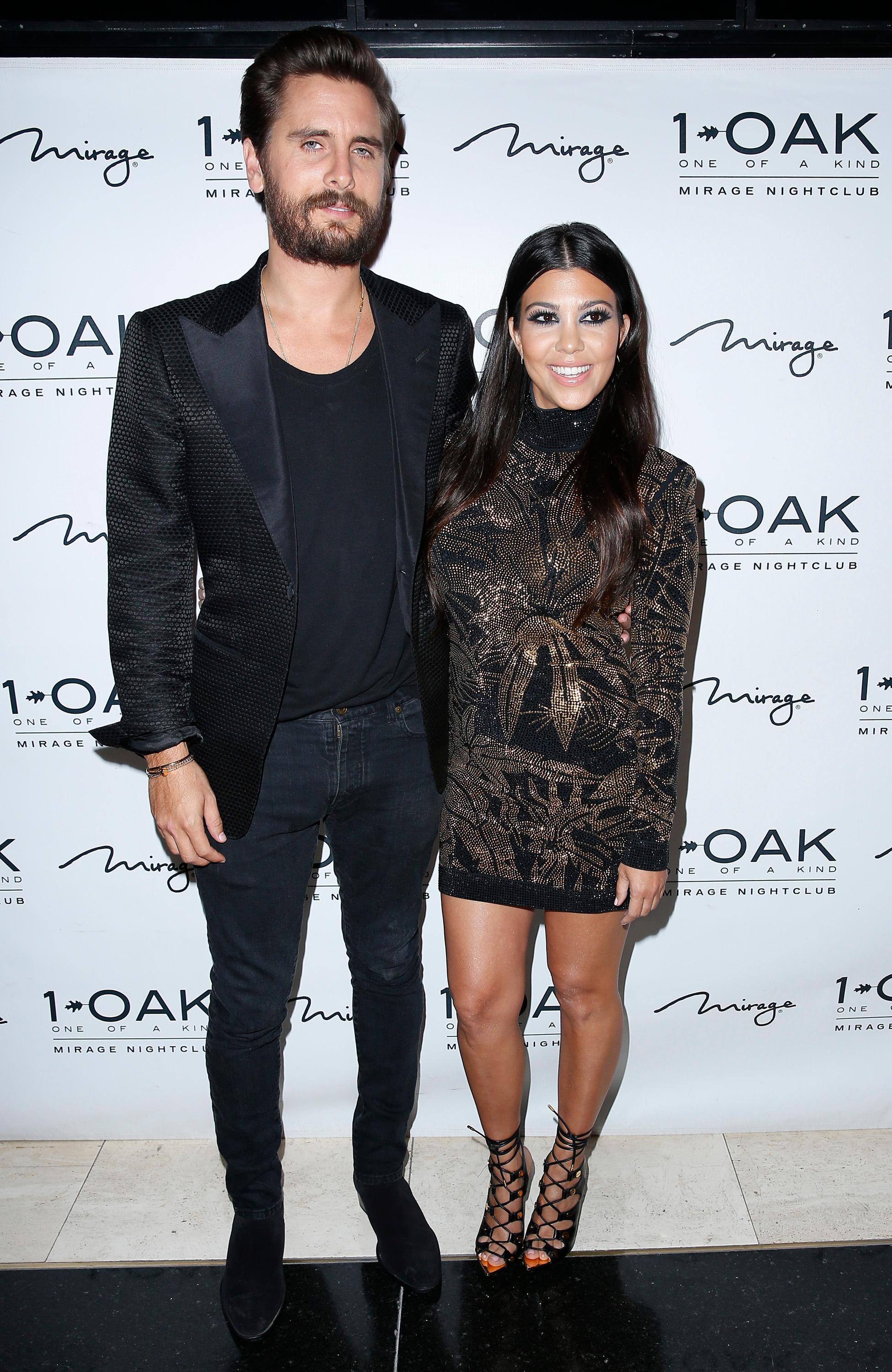 Scott Disick celebrates his birthday at 1OAK