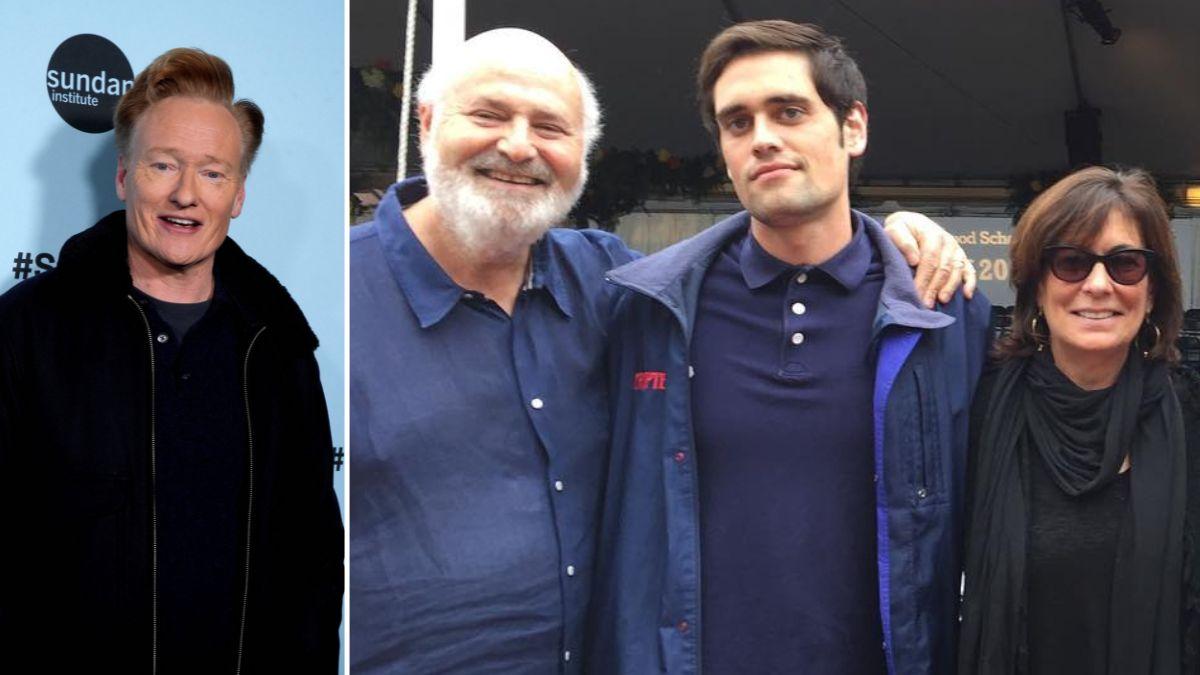 image of Conan O'Brien hosted the Oscars, which featured a tribute to Rob Reiner.