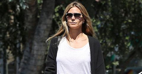Heidi klum jeans white tshirt main