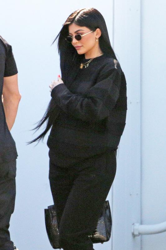 Newly single Kylie Jenner wraps up at the Studio