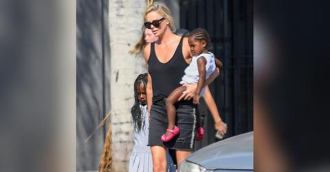 Photo of Charlize Theron and her children