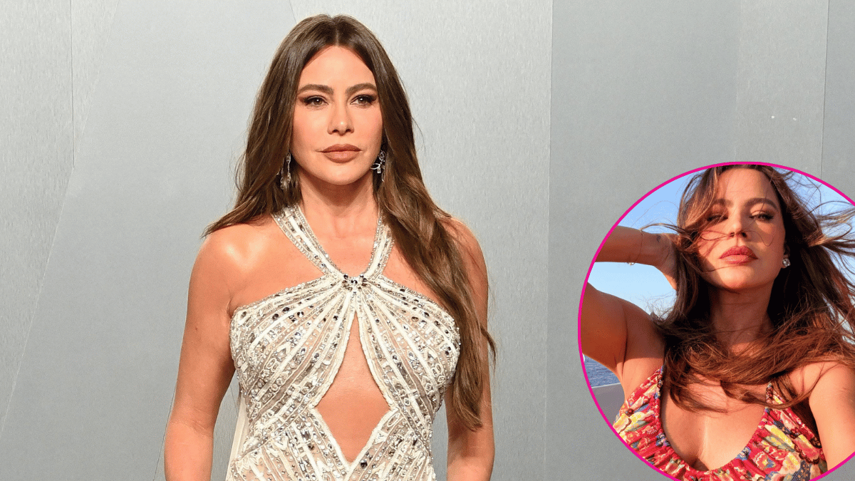 Image of Sofía Vergara looked stunning as she posed on her 54th birthday.
