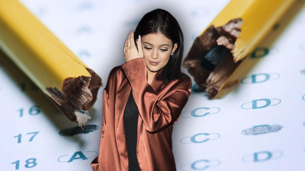 Kylie jenner flunking high school