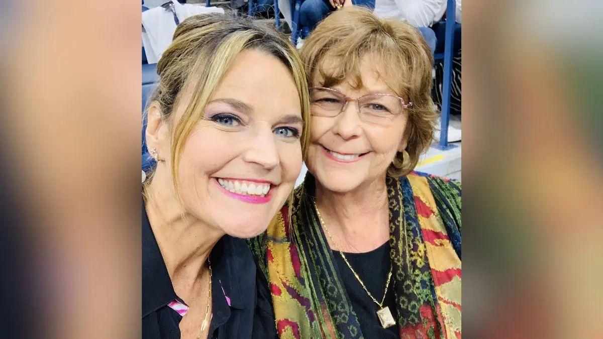 photo of savannah guthrie and mom nancy guthrie