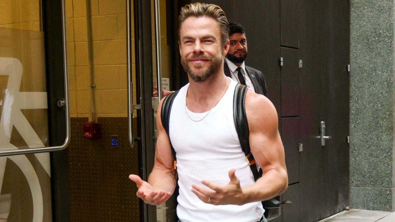 Image of Derek Hough praised the 'DWTS' contestants for their talent and strengths while discussing their potential growth.