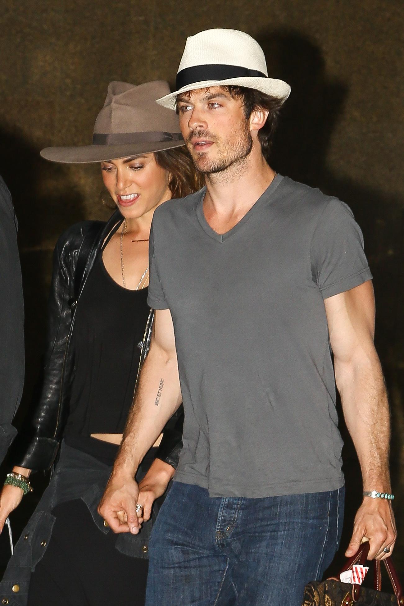 Newlyweds Ian Somerhalder and Nikki Reed touch down in Rio