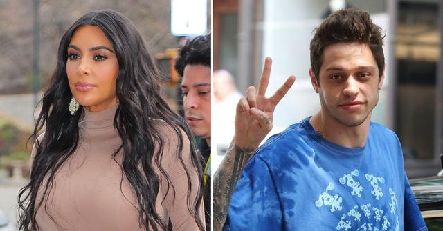 kim kardashian pete davidson very in sync right bonded with her children