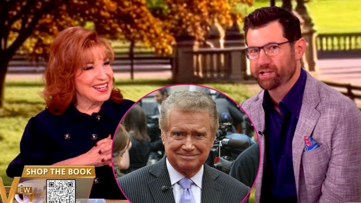 Composite photo of Joy Behar, Regis Philbin and Billy Eichner