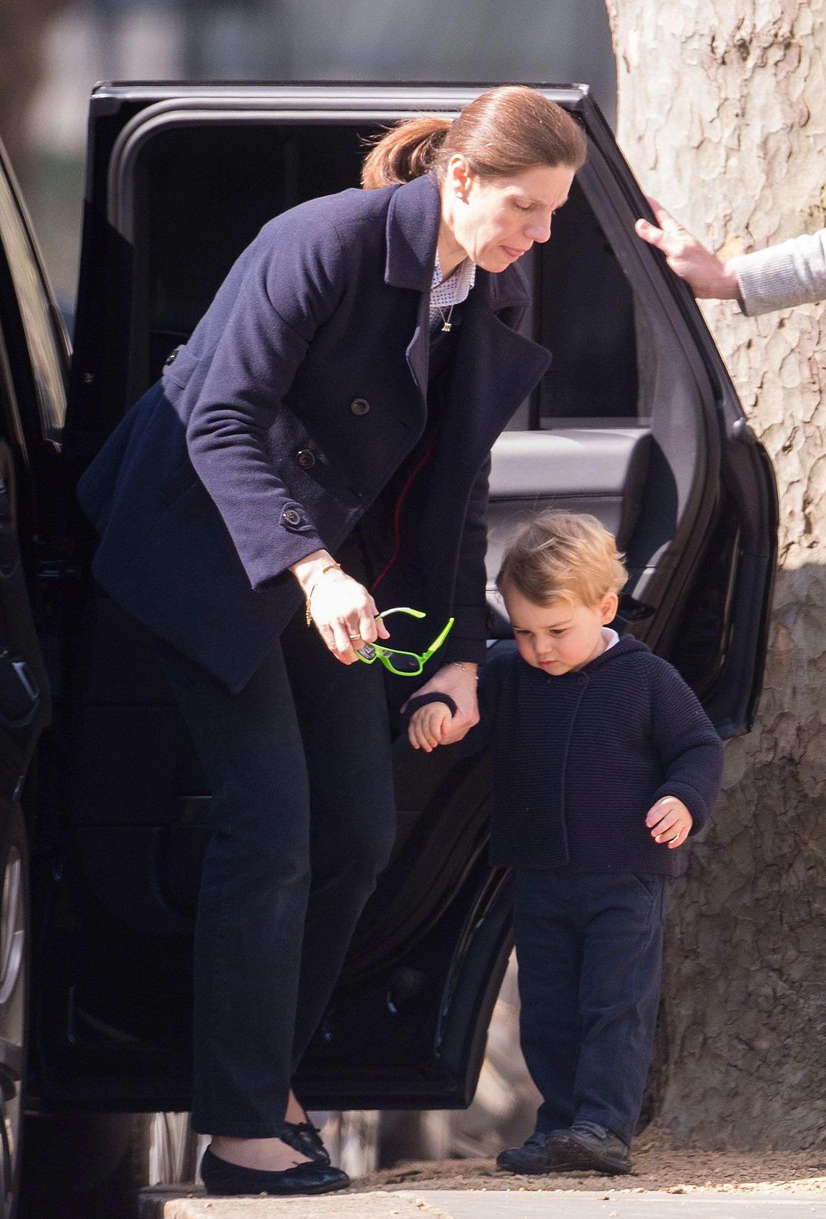 *EXCLUSIVE* His Royal Highness Prince George looks more like his Royal Coolness **USA, Canada ONLY** **MUST CALL FOR PRICING**