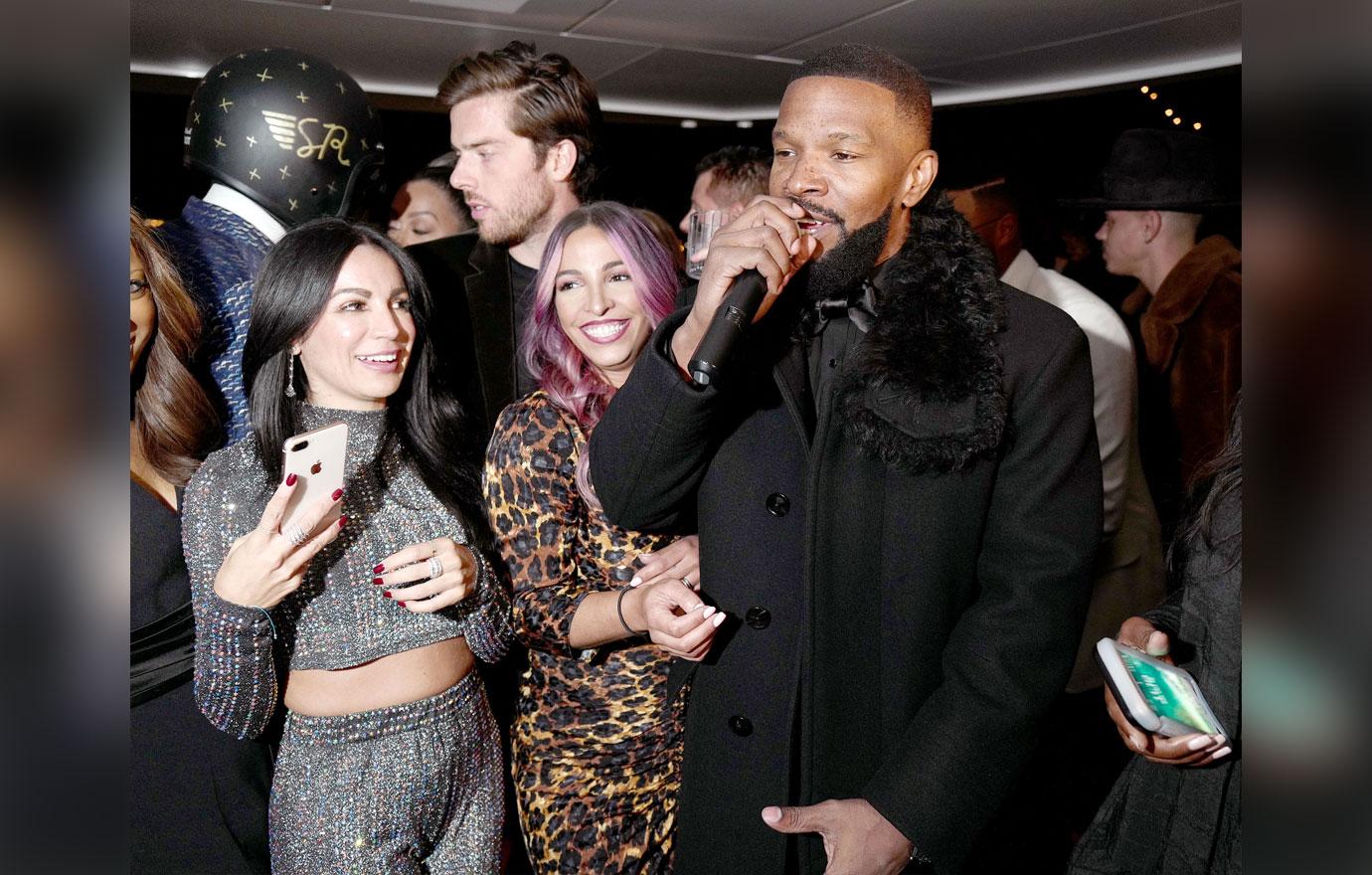 Jamie Foxx Parties On A Yacht With Rumored Girlfriend Katie Holmes