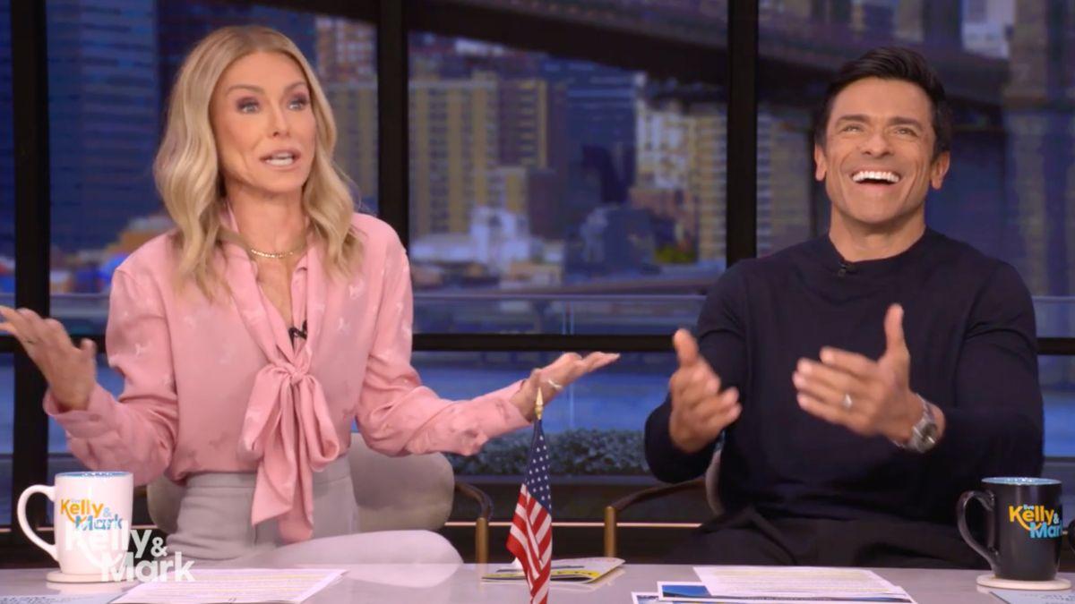 Image of Mark Consuelos said his and Kelly Ripa's morning talk show interferes with his bedroom desires.