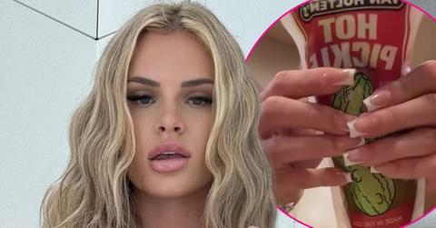 Fans Lose It as Cynthia Jade Goes All in on Giant Pickle