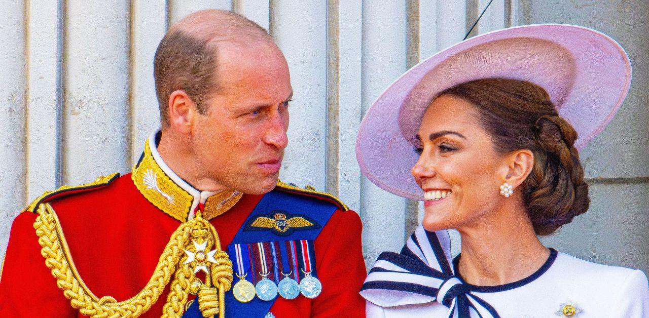 king charles kate middleton close relationship full display trooping the colour